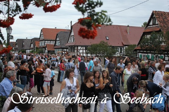 Le Streisselhochzeit, ou mariage au bouquet  Seebach en Alsace