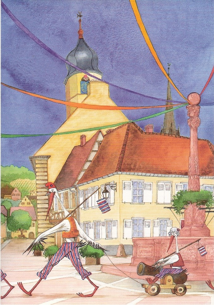 Gite en Alsace - Dessin de Pat Thiebaut, un dessinateur  MUTZIG.