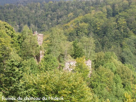 Les ruines du chteau du Nideck - Photo G.GUYOT