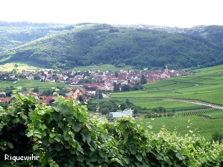 Le village de Riquewihr sur la route des vins d'alsace - Photo G.GUYOT